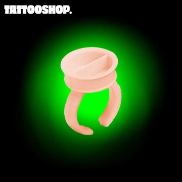 Pigment tartó gyűrű (testszínű) (25 db)